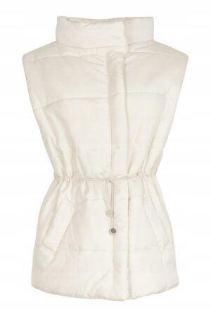 X5A101 BOOHOO KAMIZELKA PUCHOWA DAMSKA ECRU 44 XXL - obrazek 2