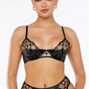 X2E306 SAVAGE X FENTY BŁYSZCZĄCY BIUSTONOSZ HAFT 34B 34B