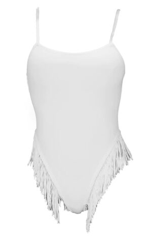X6F317 JEDNOCZĘŚCIOWY STRÓJ KĄPIELOWY Z FRĘDZLAMI PRETTYLITTLETHING 42 - obrazek 6