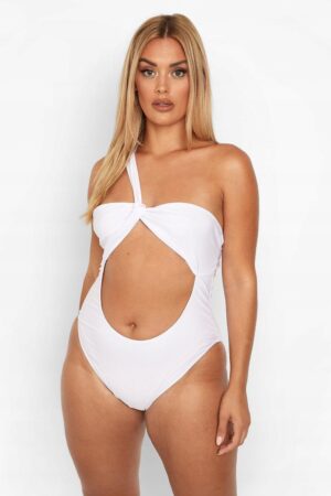 X4B007 BOOHOO PLUS STRÓJ KĄPIELOWY ASYMETRIA 5XL 5XL - obrazek 4