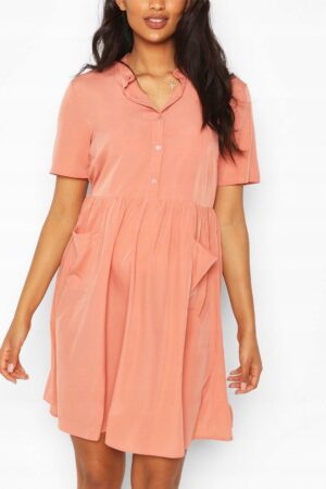 Z9E215*BOOHOO MATERNITY BIAŁA SUKIENKA L 40 A00 - obrazek 3