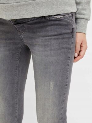 Z1F009*MAMALICIOUS SPODNIE JEANSOWE 28/32 A00 - obrazek 3