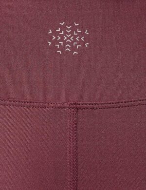Z0F113 AURIQUE DAMSKIE BORDOWE SPORTOWE LEGGINSY Z SIATECZKĄ S - obrazek 3