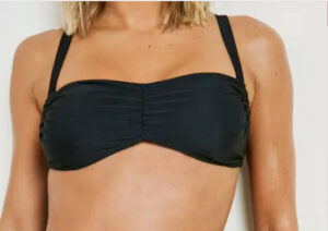 M2B006 BOOHOO DAMSKA GÓRA OD BIKINI CZARNA 34 - obrazek 3