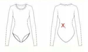 X4B201 PLT SHAPE BODY SIATECZKA OMBRE KOLOR 34 XS XS - obrazek 7