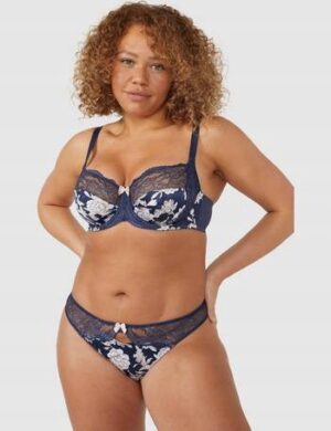 X2F313 DEBENHAMS KORONKOWE FIGI KWIATY 40 L