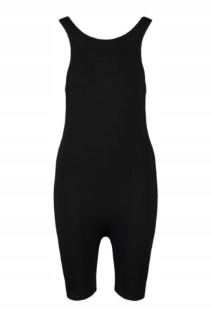 X3F013 BOOHOO CZARNY KOMBINEZON KRÓTKI BAWEŁNA 44 XXL - obrazek 4