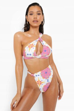 X3D108 BOOHOO BIKINI FIGI WYSOKI STAN WZÓR 42 XL XL - obrazek 3