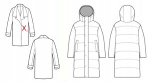 X5F305 BOOHOO SZARY PŁASZCZ TRENCZ OVERSIZE 36 S - obrazek 5