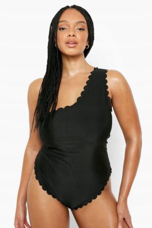 X7F303 BOOHOO PLUS STRÓJ KĄPIELOWY ASYMETRIA 5XL - obrazek 4