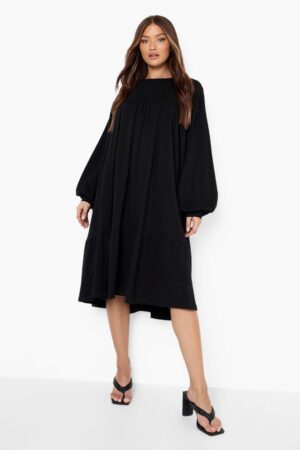 M3F106 BOOHOO SUKIENKA DAMSKA CZARNA KLASYCZNA 46
