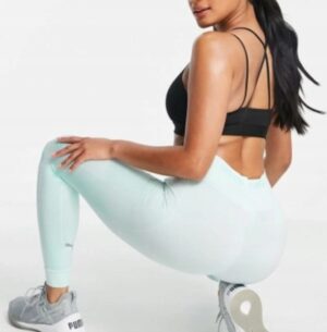 Z0G115 PUMA SPORTOWE LEGGINSY DAMSKIE Z LOGO BASIC XS - obrazek 3