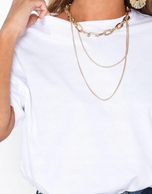 X5C014 NELLY DAMSKI T-SHIRT OVERSIZE 40 L - obrazek 2
