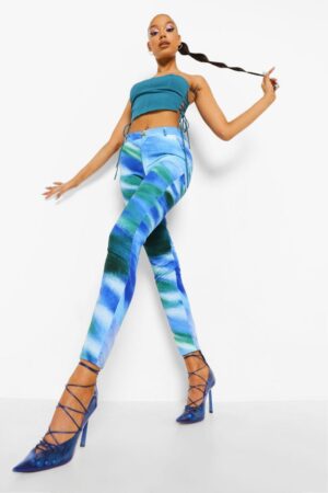 Z7G201 BOOHOO SPODNIE OMBRE SLIM FIT L-XL L-XL - obrazek 4