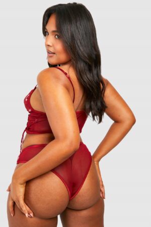 X9B308 BOOHOO PLUS SIZE KOMPLET BIELIZNY DAMSKI 44 - obrazek 4