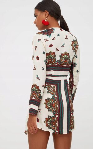 X4E108 PRETTYLITTLETHING SUKIENKA MINI SATYNA 36 S S - obrazek 2