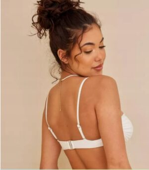 M5A016 NELLY DAMSKA GÓRA OD BIKINI BIAŁA 70D - obrazek 2