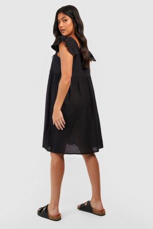 X3B008 BOOHOO MATERNITY LNIANA SUKIENKA CIĄŻOWA CZARNA 40 L L - obrazek 3