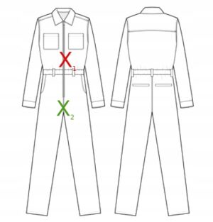 X7D16 PLT PLUS BORDOWY KOMBINEZON SATYNOWY XXL - obrazek 6