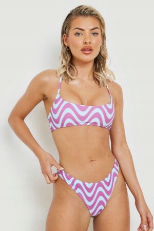 X9C108 BOOHOO DAMSKI DÓŁ OD BIKINI FALISTY 36 - obrazek 4