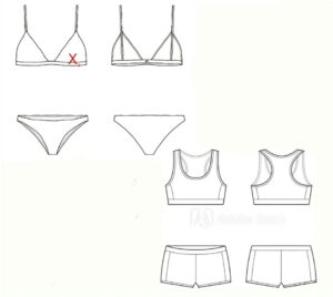 X6C114 PLT GÓRA OD BIKINI RÓŻOWA FISZBINY 38 M - obrazek 5