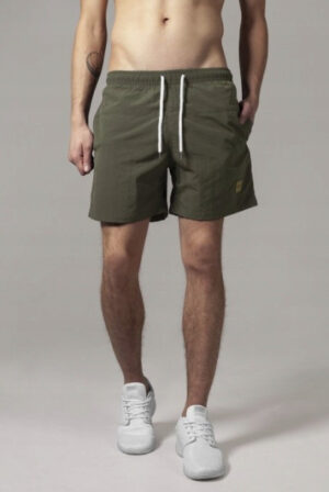 X9D207 URBAN CLASSICS MĘSKIE KĄPIELÓWKI SZORTY PLAŻOWE KHAKI L