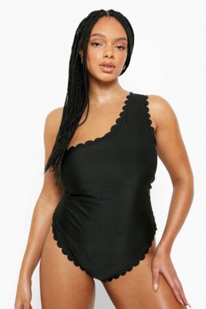 X7F303 BOOHOO PLUS STRÓJ KĄPIELOWY ASYMETRIA 5XL - obrazek 2