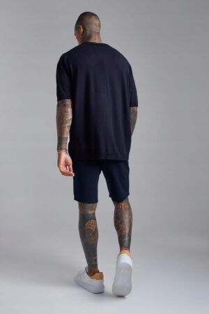 X4E310 BOOHOOMAN T-SHIRT MĘSKI CZARNY ROZPINANY S 36 S - obrazek 3