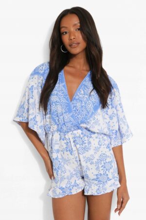 Z8E103 BOOHOO PETITE KOMBINEZON LETNI M M