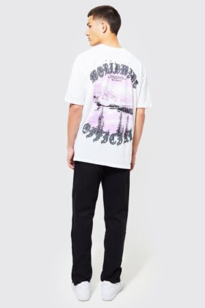 X9C304 BOOHOO PODKOSZULEK MĘSKI BIAŁY OVERSIZE XS - obrazek 3