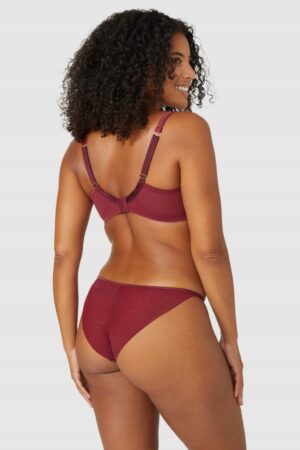 X8B001 DEBENHAMS KORONKOWE FIGI BORDOWE 42 XL - obrazek 3
