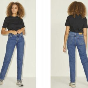 M1F006 JJXX DAMSKIE PROSTE SPODNIE JEANSOWE STRAIGHTNIEBIESKIE 29/34