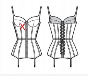 M6C308 DZIANINOWY BIAŁY TOP GORSET NA RAMIĄCZKACH PRETTYLITTLETHING 34 - obrazek 6