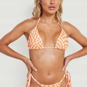 M3F222 BOOHOO DÓŁ OD BIKINI W KRATKĘ XXL