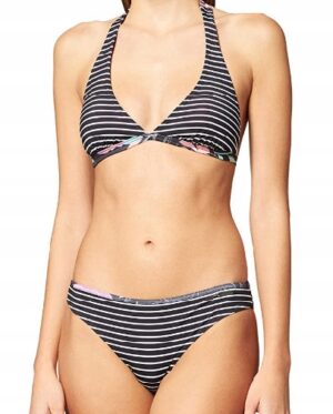 Z3G316 FIRLEY BIKINI W PASKI KOMPLET CZARNY 44/B