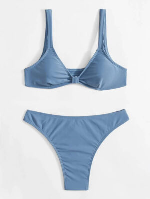 X5D016 SHEIN STRÓJ KĄPIELOWY BIKINI DWUCZĘŚCIOWE M