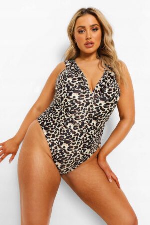 Z3G012 BOOHOO PLUS STRÓJ KĄPIELOWY PRINT 4XL 4XL - obrazek 3
