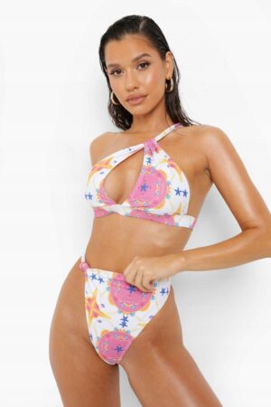 X3D108 BOOHOO BIKINI FIGI WYSOKI STAN WZÓR 42 XL XL - obrazek 2
