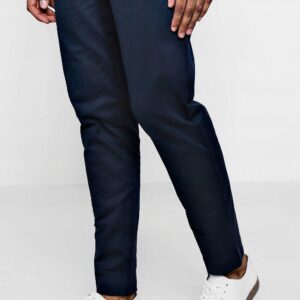 X1G311 MĘSKIE MATERIAŁOWE SPODNIE CHINOSY SLIM FIT BOOHOO 32
