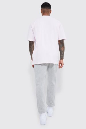 M6F004 BOOHOO MAN RÓŻOWY KLASYCZNY T-SHIRT MĘSKI S - obrazek 3