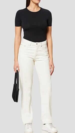 X3A116 JACK JONES JEANSY DAMSKIE ECRU PROSTE 32/32