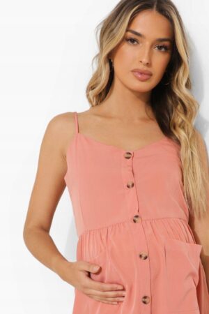 Z0A009 BOOHOO SUKIENKA DAMSKA MATERNITY RÓŻOWA 40 40 - obrazek 4