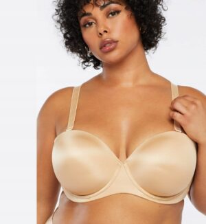 X8B319 SAVAGE FENTY BY RIHANNA GŁADKI BEŻOWY BIUSTONOSZ 40C