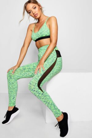 Z2C208 BOOHOO FIT ZIELONE LEGGINSY SPORT S S - obrazek 2