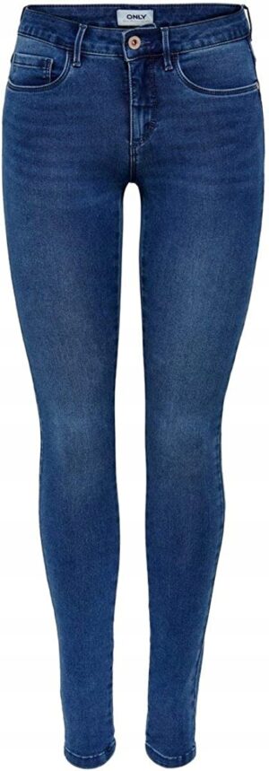 X5A117 ONLY DAMSKIE SPODNIE RURKI JEANSOWE L/32 L/32 - obrazek 2