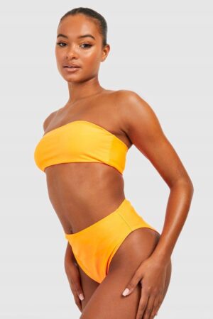 Z3G329 BOOHOO DÓŁ OD BIKINI Z WYSOKIM STANEM M