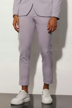 Z8D205 BOOHOO MAN MATERIAŁOWE SPODNIE SKINNY S/34 - obrazek 3