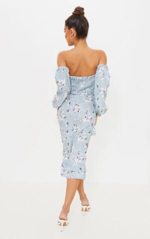 X6B213 PRETTYLITTLETHING DAMSKA SUKIENKA TUBA Z MOTYWEM KWIATOWYM XXS - obrazek 2