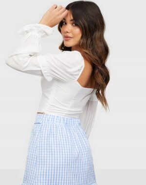 Z5B307 NELLY DAMSKA BLUZKA TOP BIAŁY 40 L - obrazek 2