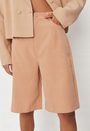 M1G005 MISSGUIDED CIELISTE DŁUŻSZE SPODENKI 34 - obrazek 4